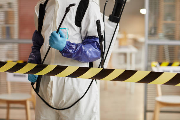Professional Biohazard Cleanup technician working in Belleville, WI
